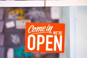 5 mistakes to avoid when starting an llc - open sign, signalling open for business